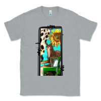 Heather Grey farm life alphabet lowercase letters l Classic Tee - BundleAndBundleShop