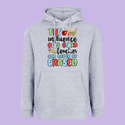 The Influence Of A Good Teacher Can Never Be  Eras Heavyweight Hoodie Designed By Maliassmallbusiness