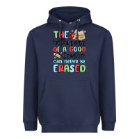 Navy the influence of a good teacher can never be  eras Heavyweight Hoodie - MaliasSmallBusiness