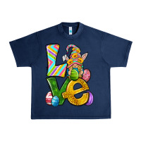Navy Love gnome Easter Urban Heavy Tee - Neo Western