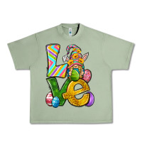 Oil Green Love gnome Easter Urban Heavy Tee - Neo Western