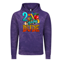 Cloud Purple 2nd grade dude Vintage Hoodie - texasbilliewilder