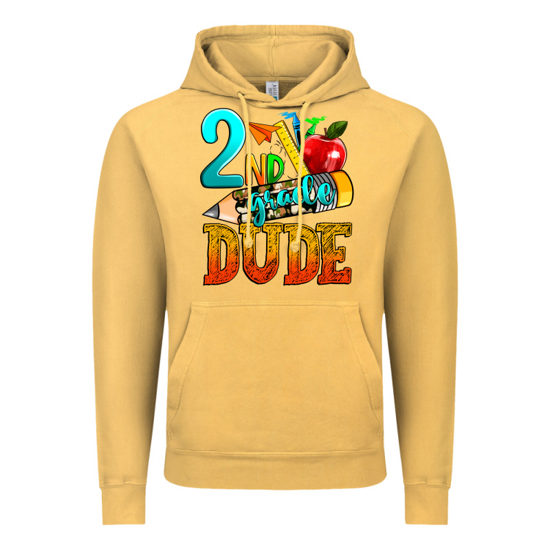 2nd Grade Dude Vintage Hoodie by texasbilliewilder | Teevron