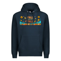 Navy fall sweet fall libbey glass Premium Hoodie - BundleAndBundleShop