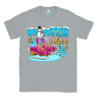 Heather Grey winter vibes Classic Tee - BundleAndBundleShop