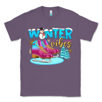 Lavender winter vibes Classic Tee - BundleAndBundleShop