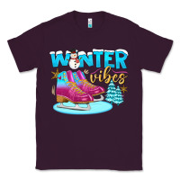Plum winter vibes Classic Tee - BundleAndBundleShop