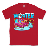 Red winter vibes Classic Tee - BundleAndBundleShop