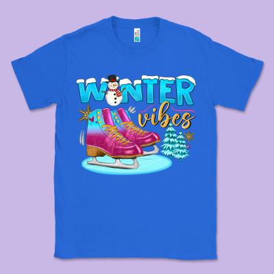 Winter Vibes Classic Tee Designed By Bundleandbundleshop