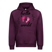 Mauve Wine Hello world Urban Hoodie - Bettercallsaul