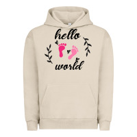 Pigment French Oak Hello world Urban Hoodie - Bettercallsaul