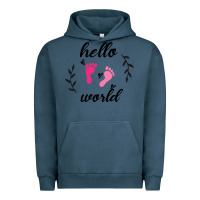 Pigment Midnight Navy Hello world Urban Hoodie - Bettercallsaul