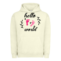 Pigment Pistachio Hello world Urban Hoodie - Bettercallsaul