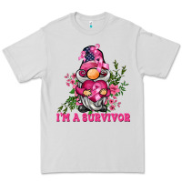 Dove Grey i'm a survivor gnome Premium Tee - BarkalooDesign