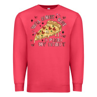 Cardinal you'll always have a pizza my heart Premium Sweatshirt - MaliasSmallBusiness