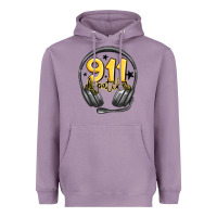 Lavender 911 dispatcher Heavyweight Hoodie - MaliasSmallBusiness