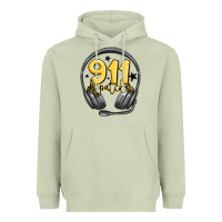 Matcha 911 dispatcher Heavyweight Hoodie - MaliasSmallBusiness