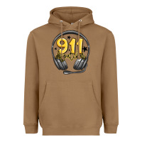 Toasted Coconut 911 dispatcher Heavyweight Hoodie - MaliasSmallBusiness