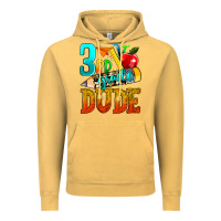 Vintage Mustard 3rd grade dude Vintage Hoodie - texasbilliewilder