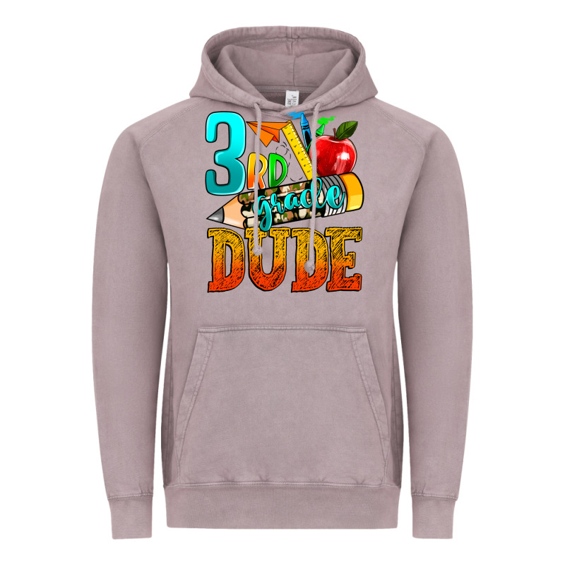 3rd Grade Dude Vintage Hoodie by texasbilliewilder | Teevron
