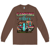 Chestnut camping vibes Long Sleeve Tee - JahusDesignShop