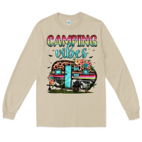 Mushroom camping vibes Long Sleeve Tee - JahusDesignShop