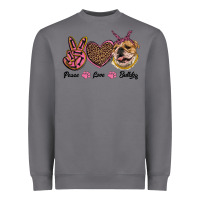 Storm peace love bulldog Heavyweight Sweatshirt - RanaPortraitStore