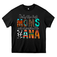 Black only the best moms get promoted to nana Heavy Core Tee - RacoonDesign