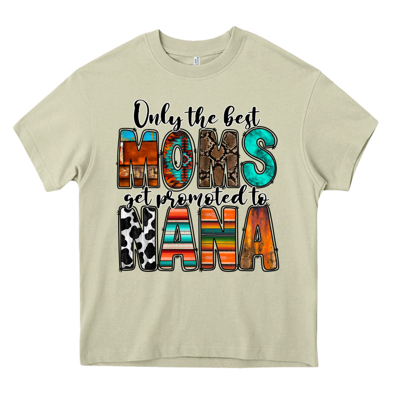 Only The Best Moms Get Promoted To Nana Heavy Core Tee by RacoonDesign | Teevron