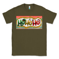 Army Green ho ho ho Classic Tee - BundleAndBundleShop