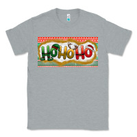 Heather Grey ho ho ho Classic Tee - BundleAndBundleShop