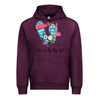 Mauve Wine Wine Flip Flops Girl Urban Hoodie - Bettercallsaul