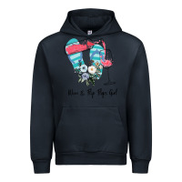 Navy Wine Flip Flops Girl Urban Hoodie - Bettercallsaul