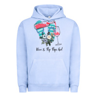 Pigment Grape Ice Wine Flip Flops Girl Urban Hoodie - Bettercallsaul