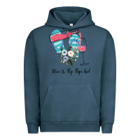 Pigment Midnight Navy Wine Flip Flops Girl Urban Hoodie - Bettercallsaul