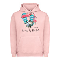 Pigment Salmon Wine Flip Flops Girl Urban Hoodie - Bettercallsaul