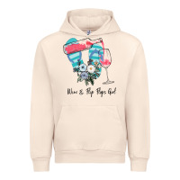 Sandshell Wine Flip Flops Girl Urban Hoodie - Bettercallsaul
