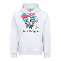 White Wine Flip Flops Girl Urban Hoodie - Bettercallsaul