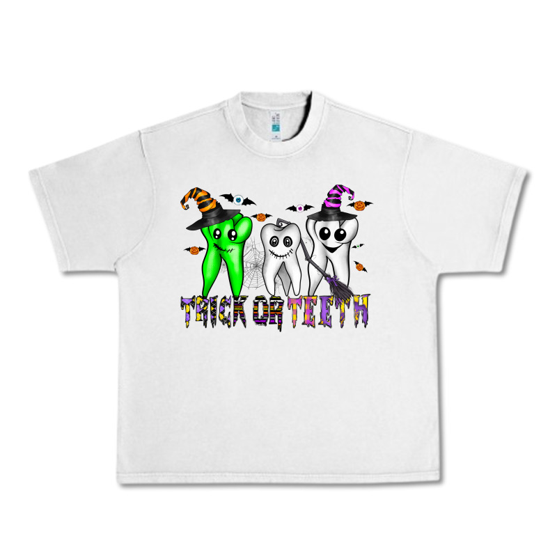 Trick Or Teeth Urban Heavy Tee by CowhideDigitalArt | Teevron