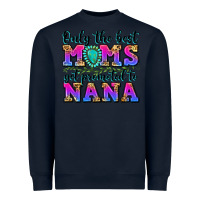 Navy only the best moms get promoted to nana Heavyweight Sweatshirt - Zillion Design Studio