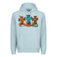Blue Mist fall tree cross Premium Hoodie - BundleAndBundleShop