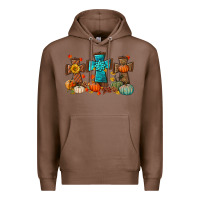 Chestnut fall tree cross Premium Hoodie - BundleAndBundleShop