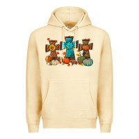 Pina Colada fall tree cross Premium Hoodie - BundleAndBundleShop
