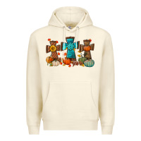Sandshell fall tree cross Premium Hoodie - BundleAndBundleShop