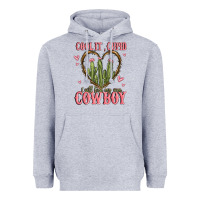 Heather Grey cool it cupid i will find my own cowboy Heavyweight Hoodie - MaliasSmallBusiness