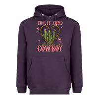 Plum cool it cupid i will find my own cowboy Heavyweight Hoodie - MaliasSmallBusiness