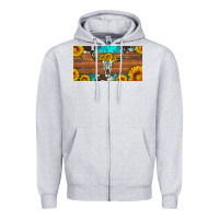 Longhorn Bull Skull License Plate Zipper Hoodie | Teevron