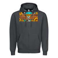 Smoke longhorn bull skull license plate Zipper Hoodie - Artiststas