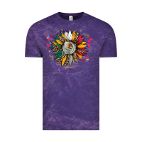 Cloud Purple mexican sunflower Vintage Tee - CTS Tumbler Store