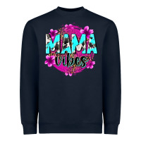 Navy mama vibes Heavyweight Sweatshirt - Zillion Design Studio